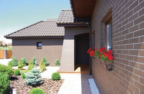 Ziegel-Fassadenverkleidung - NATURAL BROWN - King klinker - Klinker
