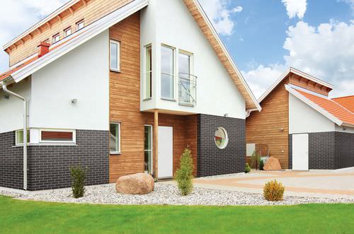 Ziegel-Fassadenverkleidung - VOLCANIC BLACK - King klinker - Klinker / glatt