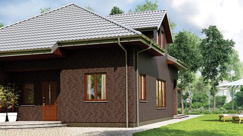 Ziegel-Fassadenverkleidung - RAINBOW BRICK - King klinker - Klinker