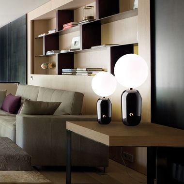 Tischlampe - ABALLS - Parachina - geblasenes Glas / Keramik / modern