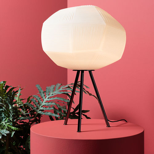 Tischlampe - GEMO M - Parachina - Stahl / geblasenes Glas / modern