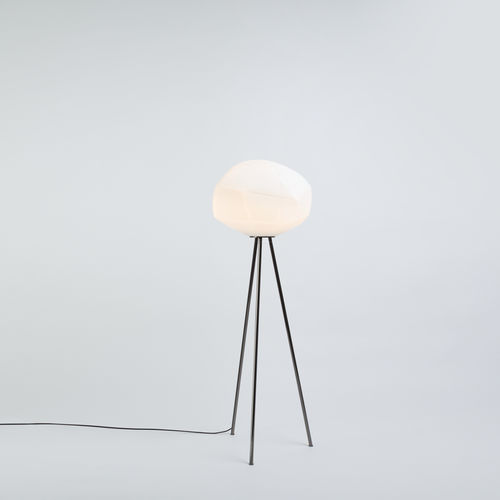 Stehleuchte - GEMO P - Parachina - Stahl / geblasenes Glas / modern