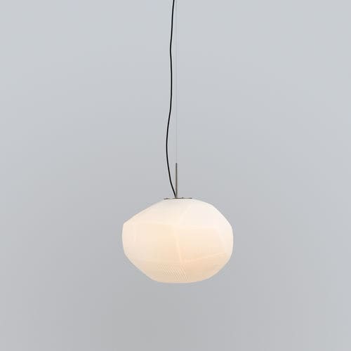 Hängelampe - GEMO T - Parachina - Stahl / geblasenes Glas / modern