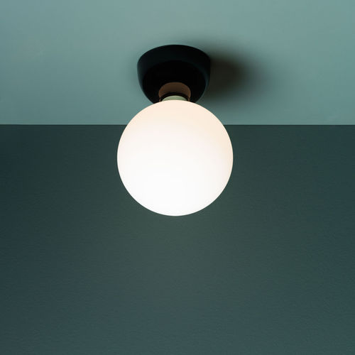 Moderne Deckenleuchte - ABALLS  - Parachina - rund / geblasenes Glas / Keramik