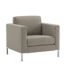Moderner Sessel - BRERA - Sesta - Stoff / Polster / braun