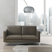 Modernes Sofa - BRERA - Sesta - Stoff / Leder / Contract