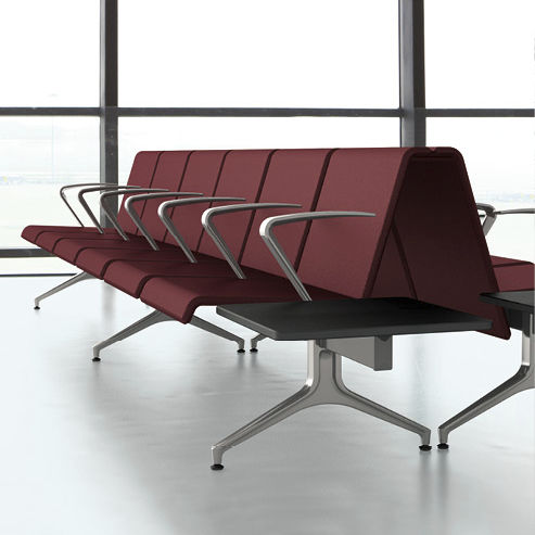 Aluminium-Traversenbank - LINATE - Sesta - Wenge / Sechssitzer / für den Innenraum