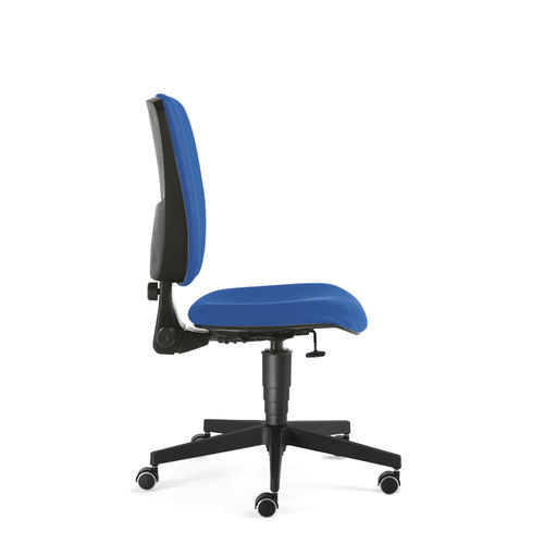 Stoff-Arbeitsstuhl - HOLA - Sesta - Polypropylen / mit Sterngestell / mit Rollen