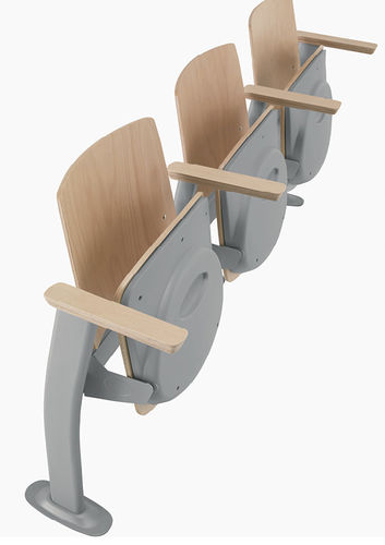 Moderner Hörsaalstuhl - Q-44 TIP-UP - Sesta - für den Innenraum / Polypropylen / klappbar