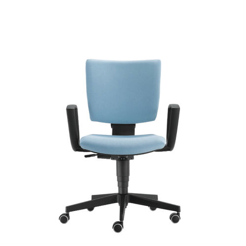 Stoff-Arbeitsstuhl - COROLLA - Sesta - mit Sterngestell / mit Rollen / drehbar