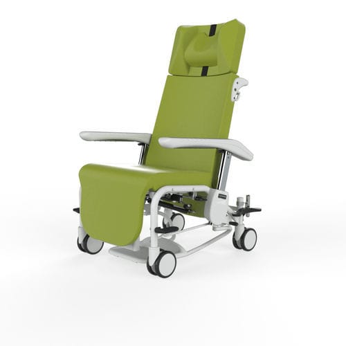Medizinischer Sessel / Stoff - ASTREE  - Navailles - Leder / auf Rollen / mit Kopfstütze