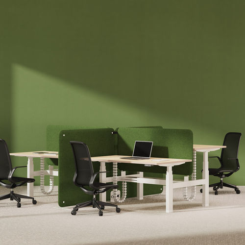 Bodenstehender Schreibtisch - ERIN - Eol - individuell / modern / Holz