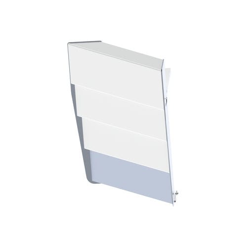 Empfangstheke für Eckeinbau - MDASPEED - Movidos srl - Edelstahl / anodisiertes Aluminium / Plexiglas®