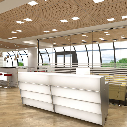 Modulare Empfangstheke - MDSMART - Movidos srl - Edelstahl / anodisiertes Aluminium / Plexiglas®