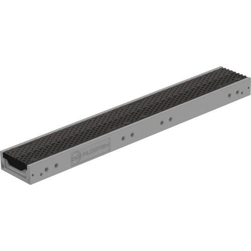 Gitter-Abflussrinne - FILCOTEN CITY MINI NW 100 - BG Graspointner - gepflastert / Hochleistungsbeton / Metallgitter