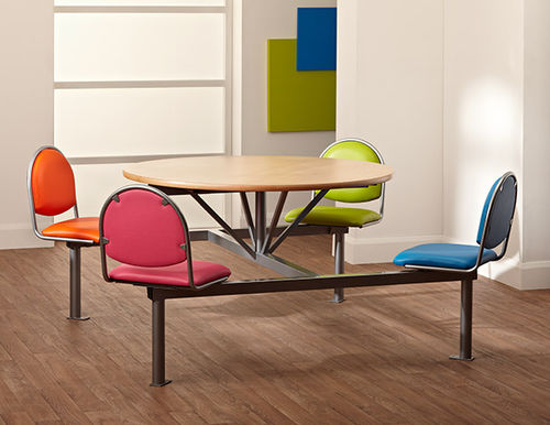 Moderne Tisch- und Stuhlkombination - GANT EXTRA - Pineapple - Metall / Laminat / Polster