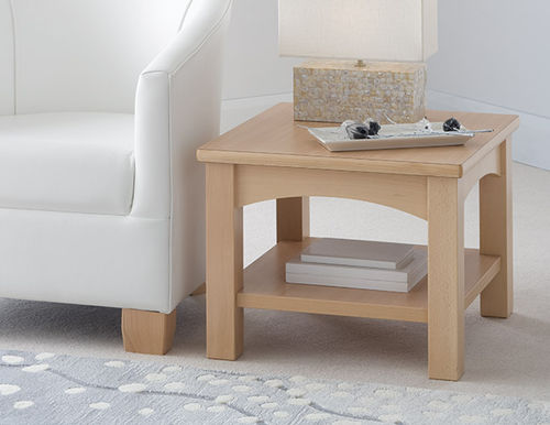 Moderner Couchtisch - OLAND  - Pineapple - Laminat / Gestell aus Buche / rechteckig