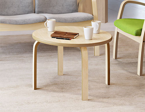 Moderner Couchtisch - OSKAR  - Pineapple - Laminat / Gestell aus Laminat / rechteckig