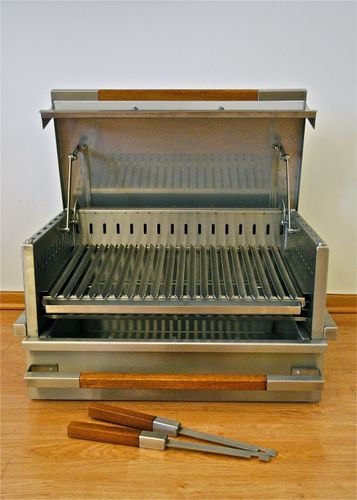 Holzkohle-Gartengrill - ARUBA  - KARIBE SIA - Einbau / Edelstahl