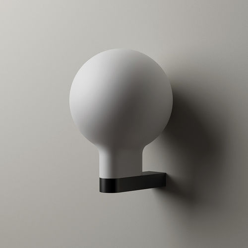 Moderne Wandleuchte - BOLD - Omelette Editions - für den Innenraum / Opal / sphärisch