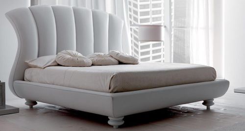 Doppelbett - LEON - Corte Zari - klassisch / Polster / Kopfteil
