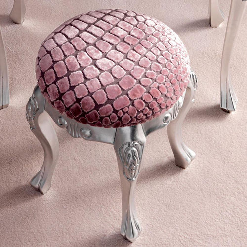 Stil-Hocker - FILIPPA POUFF - Corte Zari - Massivholz / Buche / Gestell aus Massivholz