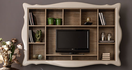 Stil-Wohnwand - ALICE - Corte Zari - Eiche / MDF / Sperrholz