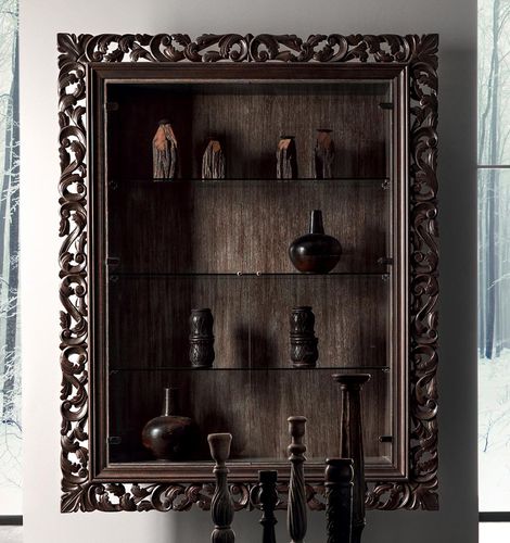 Stil-Vitrine - GASTON - Corte Zari - wandmontiert / Eiche / Pappel