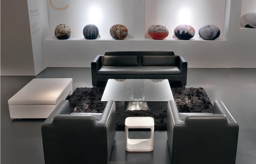 Moderner Couchtisch - BENTZ - Baleri Italia - Hartglas / Aluminium / quadratisch