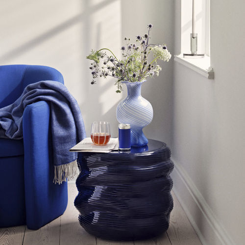 Moderne Vase - MELLA  - broste - geblasenes Glas / Tisch / für Gewerbegebrauch