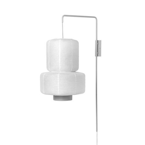 Moderne Wandleuchte - WILLIAM  - broste - für den Innenraum / Papier / mit starrem Arm