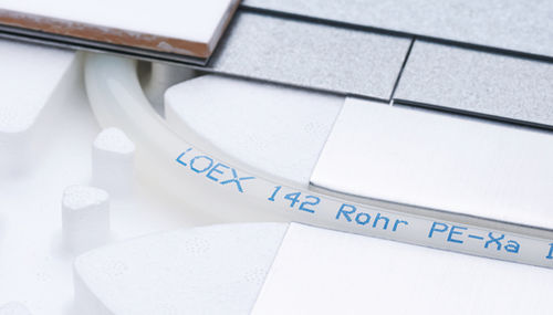 Heißwasser-Fußbodenheizung - HOME PLAIN - LOEX - für Wohnhaus / Platten expandiertem Polystorol