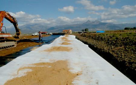 Gewebtes Geotextil - MACTEX ®  - BIANCHINI INGENIERO - aus Polypropylenfaser / unter Bodenplatten / Unterfliesenverlegung