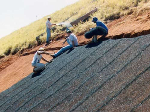 Verstärkendes Geogitter - BIANMAT ®  - BIANCHINI INGENIERO - für Erosionsschutz / für Stützmauer / 3D