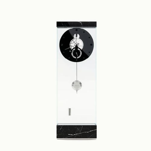 Moderne Uhr - Adagio Type 03 Black - Teckell - bodenstehend / Analog / Metall