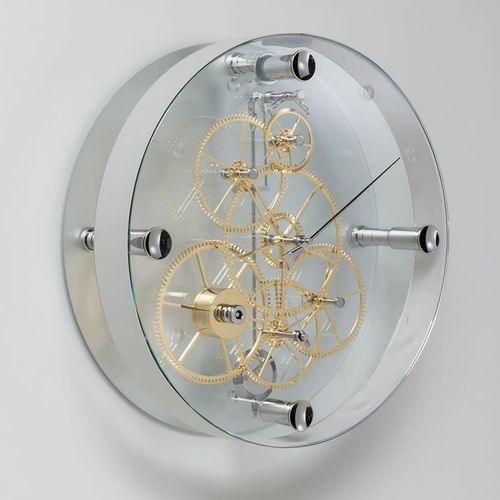 Moderne Uhr - Presto Type 02 White - Teckell - wandmontiert / Analog / Edelstahl