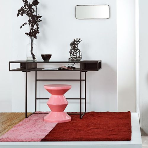 Moderner Schreibtisch - GRAPHITE - Pols Potten - Aluminium / Eisen / Glas
