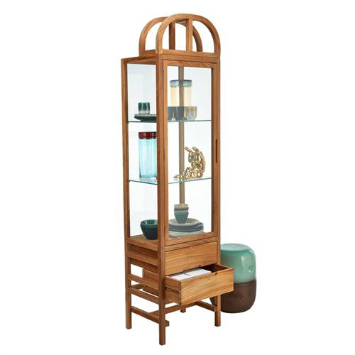 Moderne Vitrine - JUULTJE - Pols Potten - Glas / Teakholz