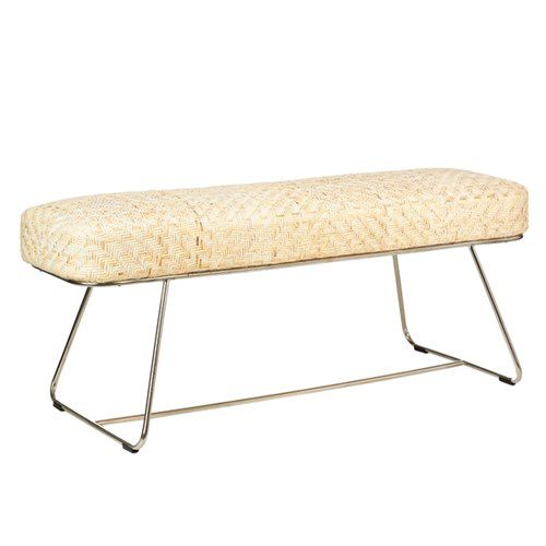 Moderne Bank - CERAM - Pols Potten - Rattan / Edelstahl