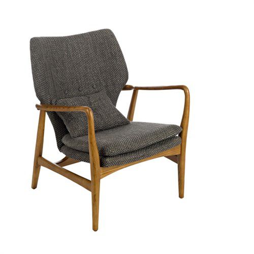 Moderner Sessel - PEGGY - Pols Potten - Nussbaum / Esche / Polyester