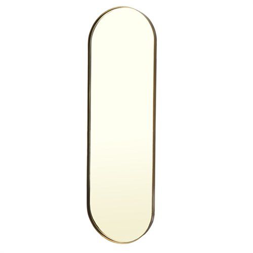 Wandmontierter Spiegel - PILL - Pols Potten - modern / oval / Metall