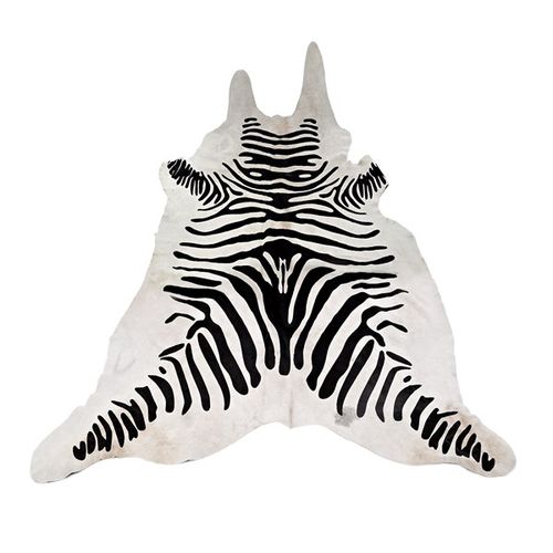 Moderner Teppich - ZEBRASKIN - Pols Potten - Tierhautmotiv / Leder / rechteckig