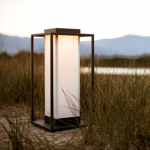 Bodenlampe - PACHA - Maiori - Aluminium / Stoff / modern