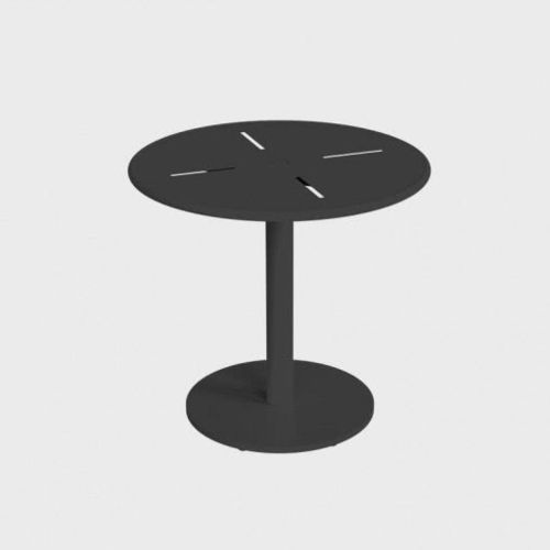 Moderner Bistrotisch - VEGA - Maiori - Aluminium / rund / recycelbar