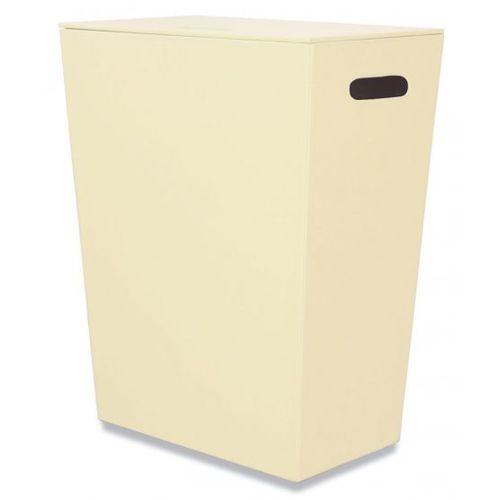 Leder-Wäschekorb - CREAM - Klomfar GmbH
