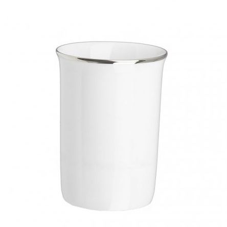 Zahnbürstenhalter für Gewerbegebrauch - PORCELAIN WITH PLATINUM RIM - Klomfar GmbH