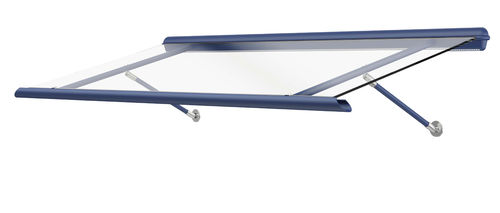 Vordach für Eingang - LEGEDA - Kompo Therm - Metall / Glas / schräg