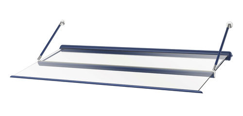 Vordach für Eingang - ZUGEDA - Kompo Therm - Metall / Glas / flach