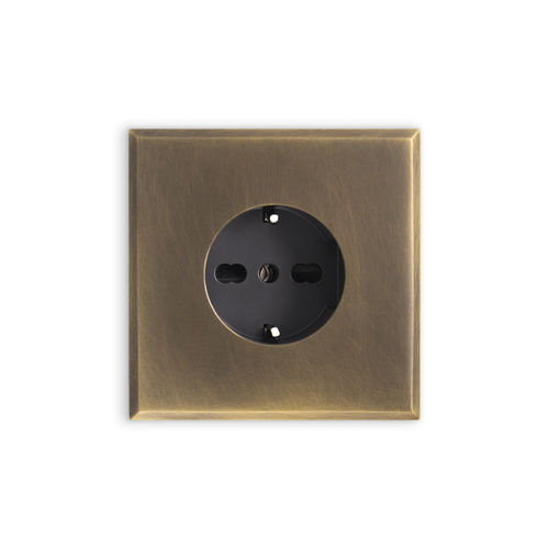 Modulare Steckdose - REGENT  - Atelier Luxus - wandmontiert / Unterputz / Messing