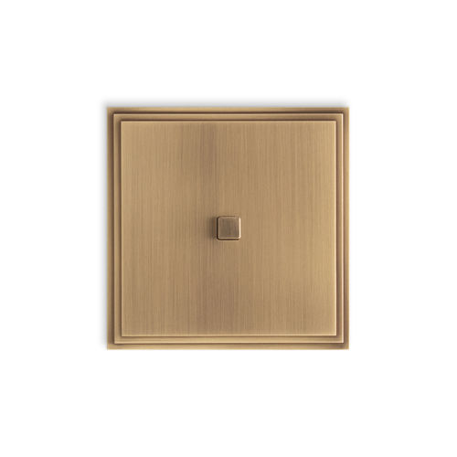 Druckschalter - TIARA - SQUARE  - Atelier Luxus - Einbau / 5-fach / Messing